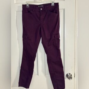 L. L. Bean Cargo Skinny Pants - Plum